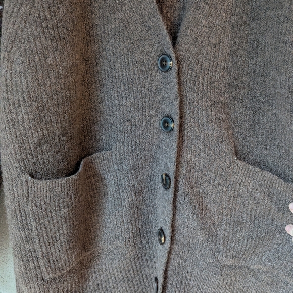 Ava & Viv  Earthy Brown Cardigan Sweater Boho 2x - Picture 5 of 6